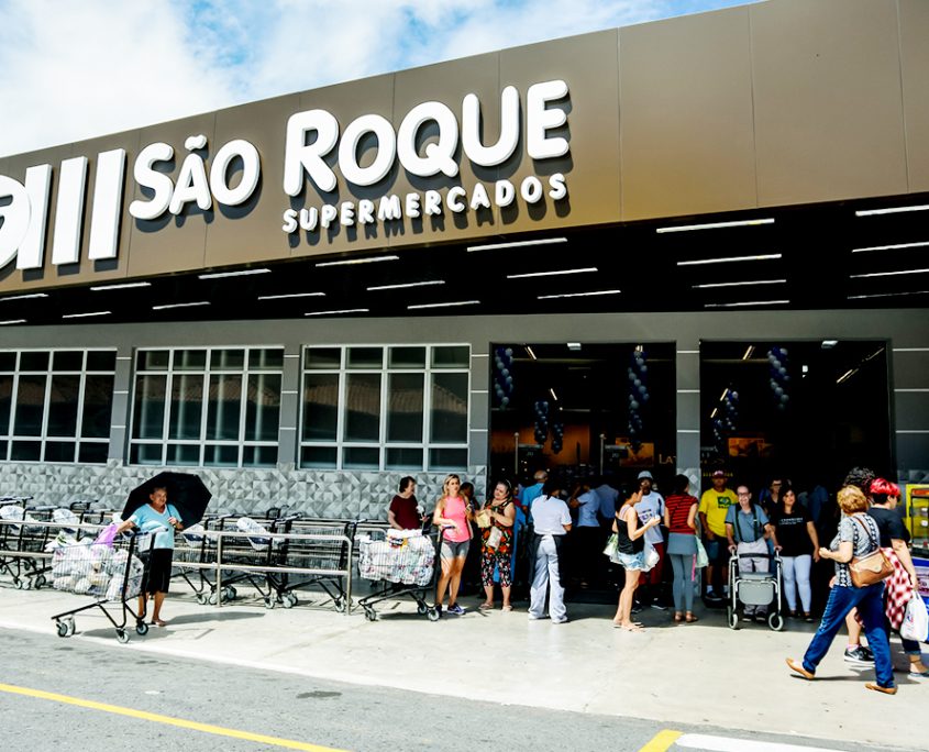 São Roque Supermercados - Loja Matriz. Foto: Divulgação.