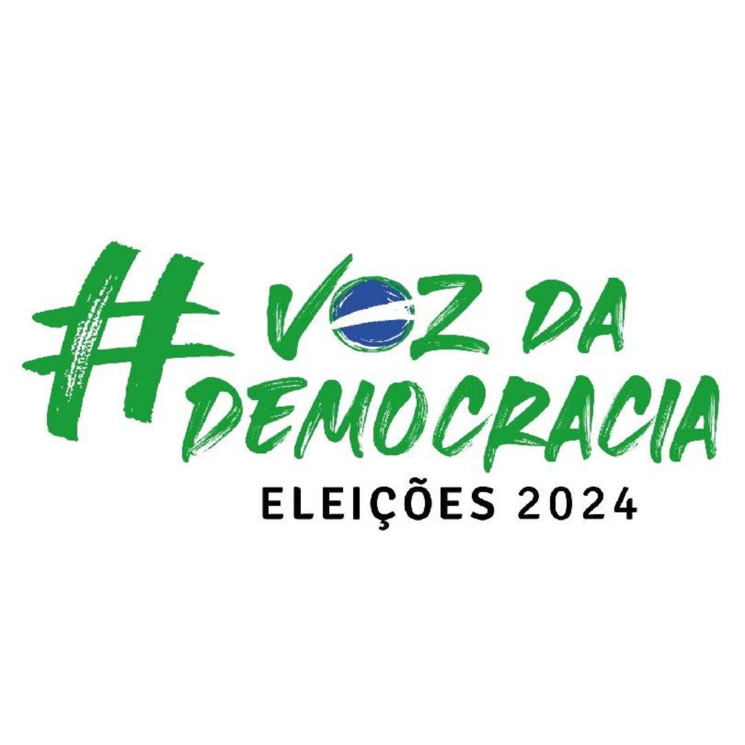 Eleições 2024: A Voz da Democracia. Imagem: TSE.