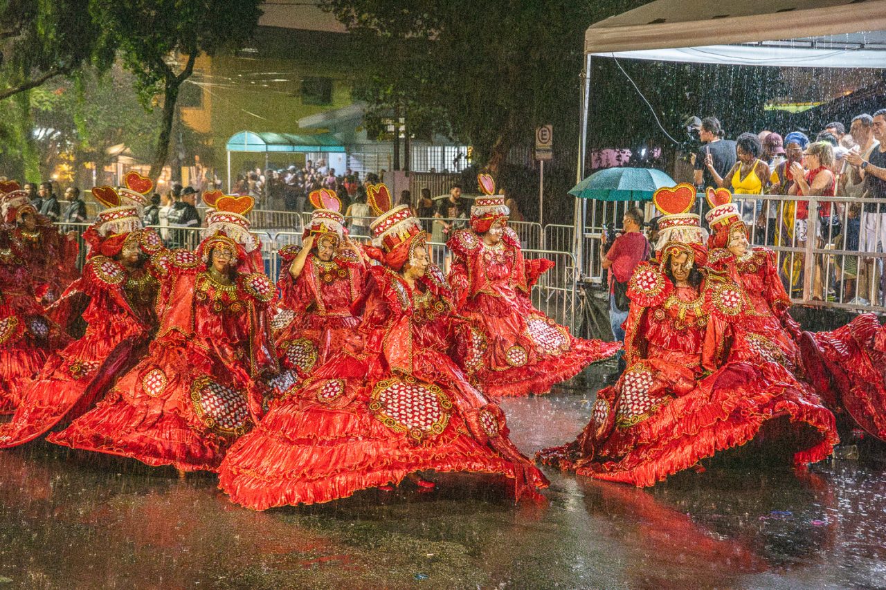 Desfile das escolas de samba de São Roque no Carnaval 2024. Foto: Divulgação/Prefeitura.