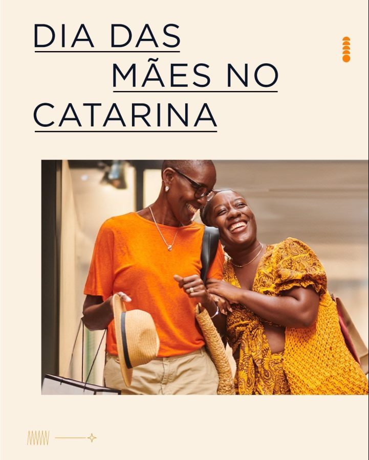 Promoção de Dia das Mães no Catarina Outlet.