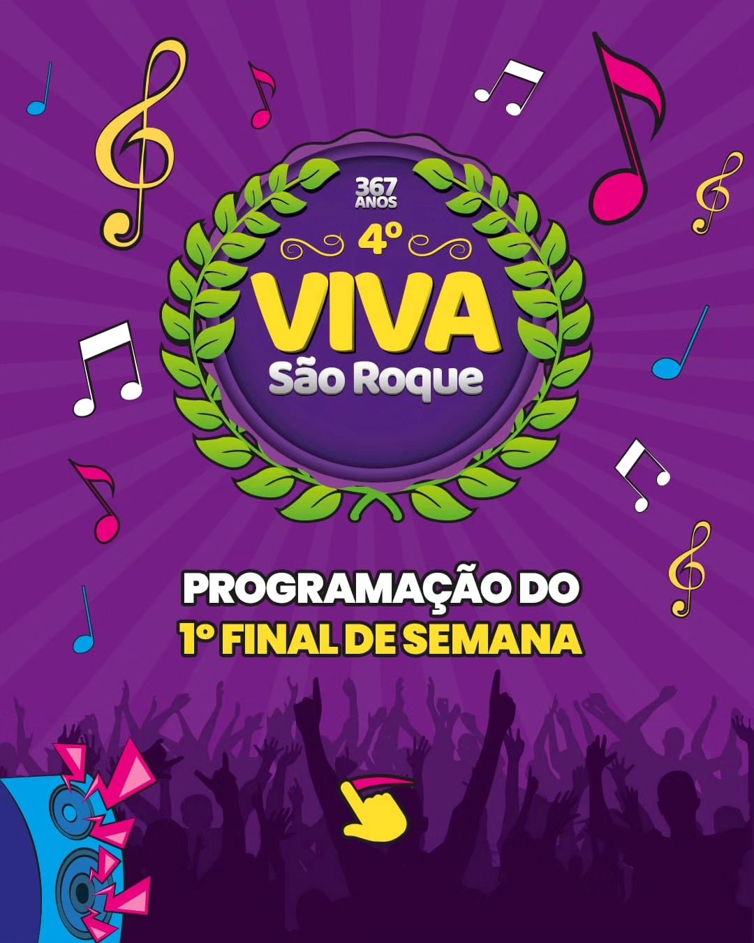 Programação de shows no Recanto da Cascata durante as Festas de Agosto.