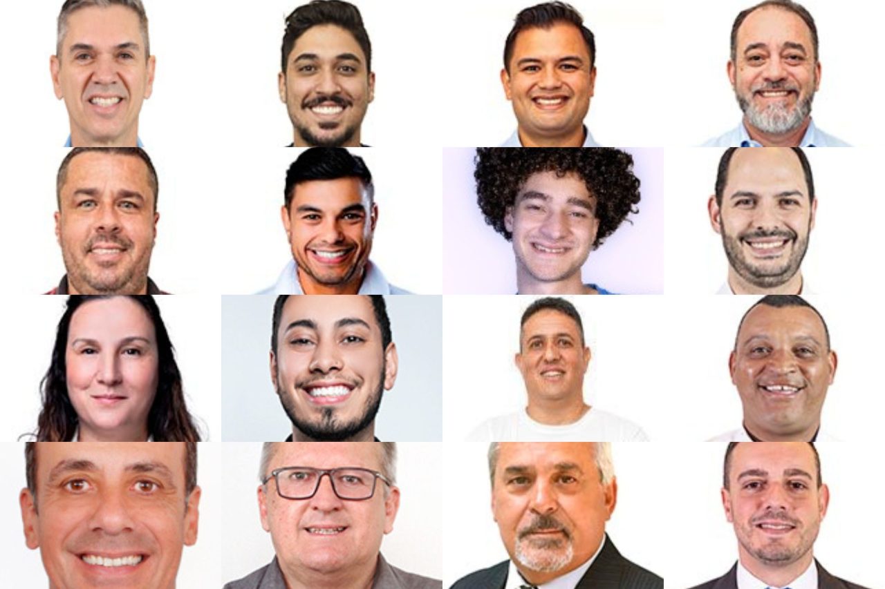 Resultado das eleições 2024 em São Roque: confira prefeito e vereadores eleitos. Crédito das fotos: site Divulga Candidaturas TSE.