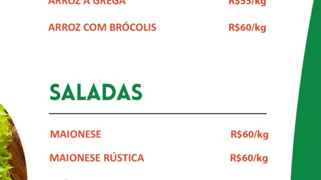 Cardápio da Aninha Rotisseria para almoço de Páscoa por encomenda em São Roque/SP.